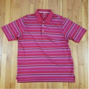 ADIDAS Climacool Golf Striped Polo Mens Sz XL
